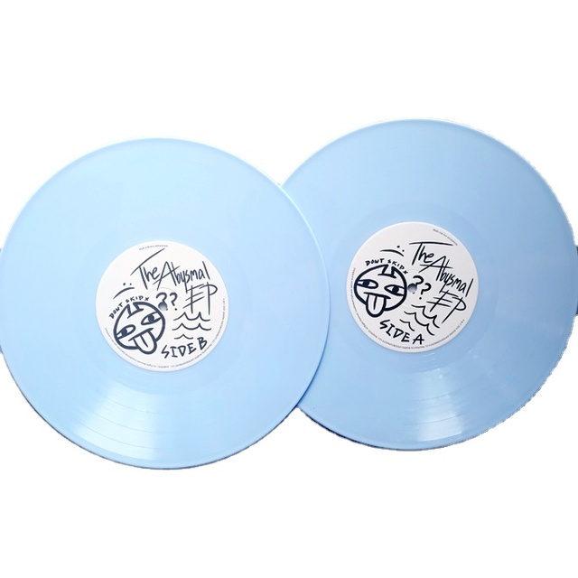 10" Opaque Blue Color Vinyl Records Music Vinyl Record Accept Customized Logo Pressing