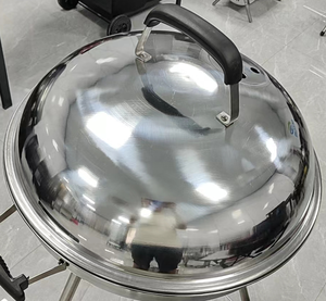 High Quality 22 Inch Portable Round <strong>Kettle</strong> Charcoal Grill Movable <strong>Barbeque</strong> BBQ for Pizza <strong>Barbeque</strong> <strong>Kettle</strong> Grill - Product Image 2