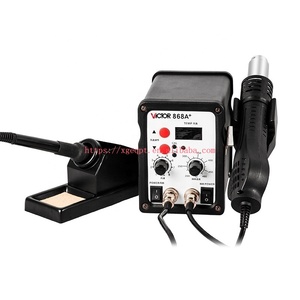 Station de soudage à air chaud numérique à micro-ordinateur SMD 868a+ avec affichage numérique, puissance 700W, longue durée de vie, faible bruit (moins de 45 dB), débit d'air 120 l/min - Product Image 4