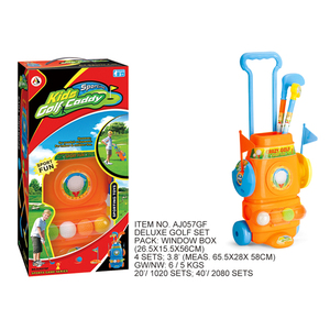 Ensemble de clubs de golf d'extérieur pour enfants, vente en gros de marqueurs de balles de golf colorés en 2 pièces personnalisés - Product Image 4