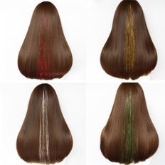 S230 colore bagnato punta perla 10 torte per capelli Remy capelli umani trama europea o russa morbido stile dritto" - Product Image 1