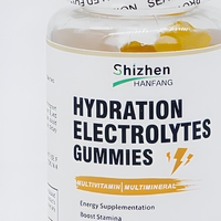 Complément alimentaire OEM Hydration Electrolyte Chews pour la croissance musculaire, sans sucre, multivitamines, électrolytes sous forme de gommes