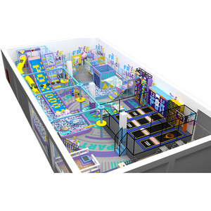 QiaoQiao - Conjunto de Equipos de Juegos Blandos para Interiores, Parque de Trampolines Comercial - Product Image 1