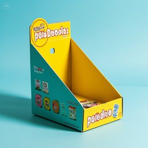 Tùy chỉnh hiển thị các tông hộp SRP Kệ sẵn sàng bao bì gấp xé PDQ lưu trữ khay bán lẻ truy cập hàng đầu hiển thị đơn vị - Product Image 6