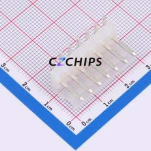 3.96-7AW Wire-to-Board Pin Header Bent Lead Through Hole,P=3.96mm Connector 1x7P 3.96mm Right Angle Insert 7P - Product Image 1