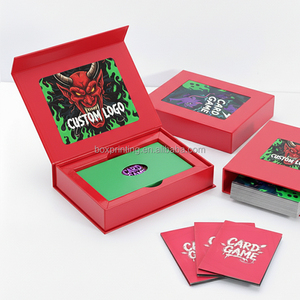 Tùy chỉnh in ấn thiết kế mới dành cho người lớn thông tin liên lạc Devil Demon boong Đảng 100 150 600 uống thẻ trò chơi tay áo với hộp từ - Product Image 2