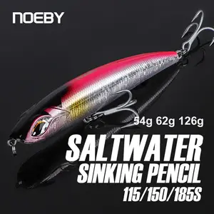 Noeby 150mm/62g Sinking Pencil Sea Fishing Lures Bass Lures Hard Baits Stick Baits Fishing Lure