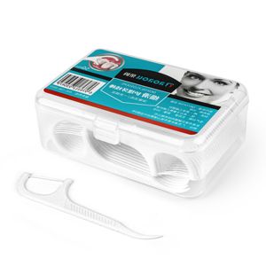 <span class=keywords><strong>Toocare</strong></span> 2 en 1 Brosse interdentaire et fil dentaire en nylon avec poignée antidérapante pour gencives sensibles, glisse facilement et élimine la plaque dentaire - Product Image 2