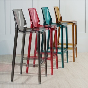 Chaises de <span class=keywords><strong>bar</strong></span> modernes en acrylique <span class=keywords><strong>transparent</strong></span>, cristal clair, pour mariage - Product Image 6