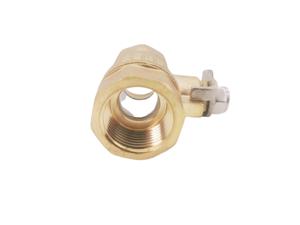 Bon prix poignée de traction en laiton eau manuelle 2 pièces filetage femelle vanne à boisseau sphérique droite 209DN vanne à boisseau sphérique - Product Image 5