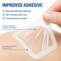 Pansement adhésif stérile respirant et imperméable en film PU transparent approuvé CE Ori-power pour fixation de cathéter IV