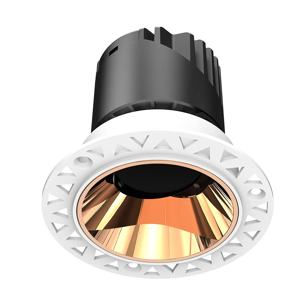 High quality Anti Glare Design Ceiling Recessed Aluminum COB Hidden spotlights LED Downlight 5w 7w 8w 10w 3000k/4000k/6000k