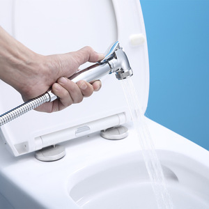 Multifunctional Single-Handle Brass <strong>Bathroom</strong> Faucet Home Toilet Booster Nozzle Soft Brushed Ceramic Valve-for Home Cleaning - Product Image 3