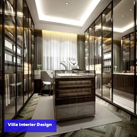 Projet Fiji : Villa de luxe, rendu 3D, service de design d'intérieur moderne, solution de décoration intérieure tout-en-un