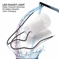 Générateur hydroélectrique à débit d'eau pour lumière de robinet LED 6V, capteur de température, étanche, alimenté par l'eau, OEM, pour robinet de cuisine et salle de bain