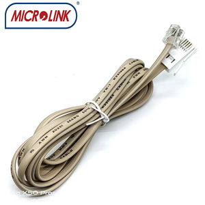 Câble <span class=keywords><strong>téléphonique</strong></span> plat, fil de raccordement, RJ11 RJ14 6P4C type US vers type UK, cordon de raccordement, <span class=keywords><strong>ligne</strong></span> <span class=keywords><strong>téléphonique</strong></span> - Product Image 2
