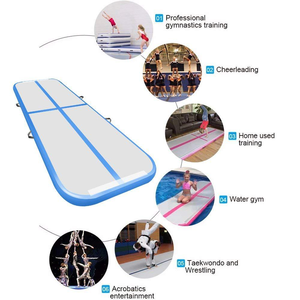 10ft 4m 5m <span class=keywords><strong>6m</strong></span> 8m 10m 12m Double Couche PVC <span class=keywords><strong>Gym</strong></span> Tapis Portable Gymnastique Tumbling Tapis <span class=keywords><strong>Gonflable</strong></span> Air <span class=keywords><strong>Piste</strong></span> - Product Image 6