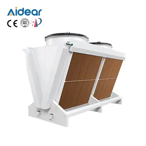 Aidear экономичный сухой охладитель, ребренный двухтрубный теплообменник для центра обработки данных