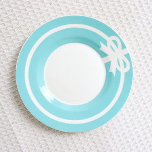 Tasse et soucoupe à thé de l'après-midi en porcelaine fine de style européen avec nœud papillon, tasse et soucoupe à café créatives de style nordique pour célébrités d'Internet - Product Image 2