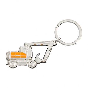 3D Safety Helmet Keychain Antique Metal Keyring with <b>Custom</b> Laser Logo - Product Image 4