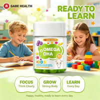 Gummies Omega DHA pour Enfants Marque Blanche OEM – 60 Unités – Acides Gras Essentiels pour la Concentration Cérébrale, la Mémoire, le Soutien Cardiaque et Oculaire des Enfants – Personnalisables
