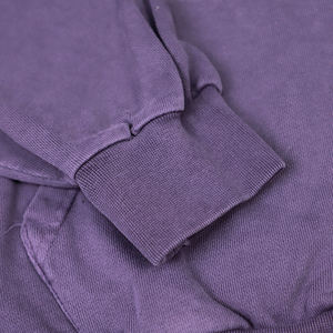 Sudadera con capucha de gran tamaño para hombre de 500GSM de peso pesado de estilo Vintage lavado ácido con diseño de diamantes de imitación personalizados desgastados sudaderas para hombre - Product Image 3