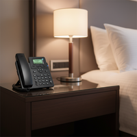 Teléfono IP60S con Protocolo SIP, Voz de Alta Definición, para Uso en Hoteles, Red de Área Local, Comunicación Intranet, Llamadas Gratuitas