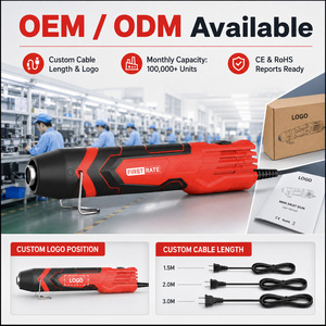 350W Mini Heat Gun With Dual Temp (200.C/350.C) & VDE Certified Cable for Electronics Manufacturing Wire Harness HZ-HG25-E032 22 - Product Image 3