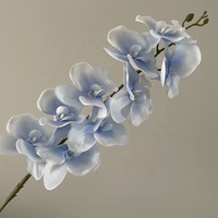 Bunga Anggrek Simulasi Laris Manis untuk Dekorasi Rumah dan Pernikahan, Bunga Simulasi Tunggal Phalaenopsis untuk Dekorasi