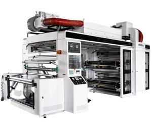 Vierfarbige Papiertüte Flexodruck maschine Plastiktüte Flexodrucker - Product Image 1