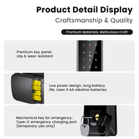 Cerradura Inteligente WiFi Locstar Tuya con Control Remoto, Huella Dactilar, Contraseña, Tarjeta, Inalámbrica, de Aluminio y Madera, Control por Aplicación, Tipo Bull Head