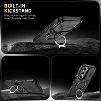 Coque de téléphone antichoc robuste avec anneau support coulissant pour Infinix Hot 70 Pro, Hot 60 Pro Plus, 60i, 50, Note 60 Pro