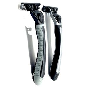 Sıcak satış erkekler kadınlar manuel tıraş klasik kombinasyonu Set 1 kolu 3 katmanlı bıçakları erkekler manuel jilet seti - Product Image 6