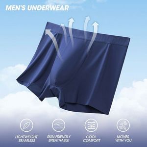 <span class=keywords><strong>Boxer</strong></span> en coton soyeux doux, anti-humidité, sans étiquette, avec ceinture élastique, pour occasions formelles, pour hommes (images de sous-vêtements féminins) - Product Image 3