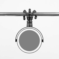 Nouveau miroir de maquillage LED rond de table avec trépied flexible portable en forme de pieuvre pour voyager, éclairer les cosmétiques