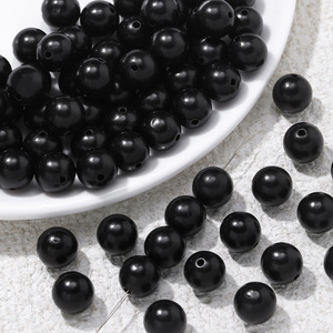 Cuentas de madera de sándalo negro natural, redondas de 6-10mm, para hacer pulseras, accesorios de joyería DIY - Product Image 3