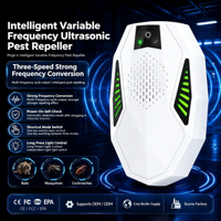 Répulsif à ultrasons pour souris et insectes, 3 modes de fonctionnement intelligents, fréquence variable, à brancher, pour usage intérieur