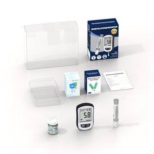 Glucomètre portable avec grand écran, réglage automatique du code, mesure précise, alimentation par piles sèches, <span class=keywords><strong>test</strong></span> du <span class=keywords><strong>diabète</strong></span> - Product Image 4