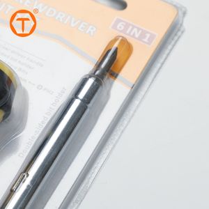 6 In 1 Multi Bit <strong>Screwdriver</strong> Double Ended Philip Tool Dual Head Multi-purpose <strong>Screwdriver</strong> - Product Image 3