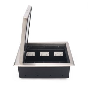 Sistema de Caja de Piso Impermeable para Cables de Alimentación y Datos de Alta Resistencia en Acero Inoxidable para Instalaciones en Hormigón y Pisos Elevados - Product Image 4