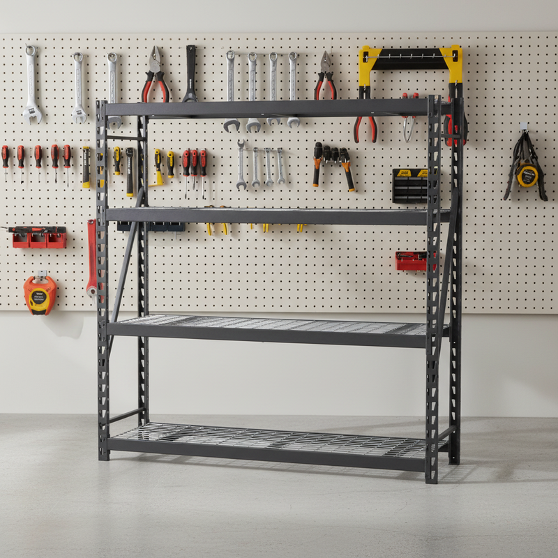 Steel Mesh Industrial Warehouse Rack Storage