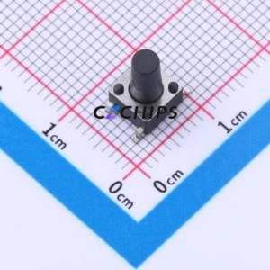 TD-1101SR-10.0H-250 Tactile Switch SMD,6x6mm Switch Single Pole Single Throw Round Button 2.5N Vertical Mount - Product Image 1