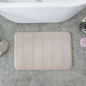 Keset lantai kamar mandi, karpet kecil tebal, spons rebound lambat, keset lantai anti licin, penyerap air kamar mandi, dan cepat kering