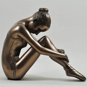 Offre Spéciale grandeur nature Bronze ballerine Statue Sculpture métal coulée Technique pour la décoration de la maison - Product Image 5