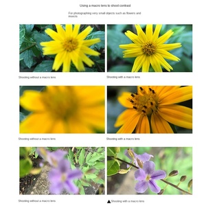 Макрообъектив для Osmo Pocket 3 с функцией панорамирования/наклона, аксессуар для камеры с оптическим стеклом из алюминиевого сплава для съемки цветов и насекомых - Product Image 3