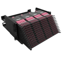 1U 2U 4U 144 288 576 cœurs SC LC mps Cassette Rack Mount ODF Fiber Patch Panel