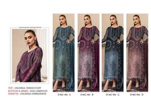 Collection dupatta de créateur la plus attendue avec kurta Plazzo et ensemble de pantalons 3pcs Costume de qualité supérieure pour femme - Product Image 4