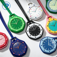 Nouvelle Montre de Luxe Designer Pop Collab Quartz 2026 avec Bracelet en Cuir pour Hommes et Femmes, Montre de Poche avec Boîte