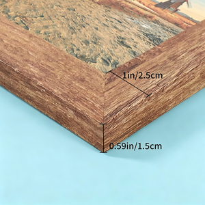 <span class=keywords><strong>Ensemble</strong></span> de 2 cadres photo en <span class=keywords><strong>collage</strong></span>, en bois rustique, avec verre véritable, à suspendre verticalement, <span class=keywords><strong>3</strong></span> ouvertures, cadre photo 5 x 7 pouces - Product Image 4