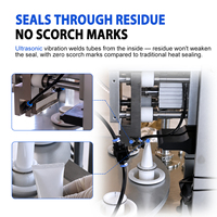 Machine de remplissage et de scellage semi-automatique NFS-30A pour tubes de crème cosmétique, pâte dentifrice, pommade, tubes en aluminium